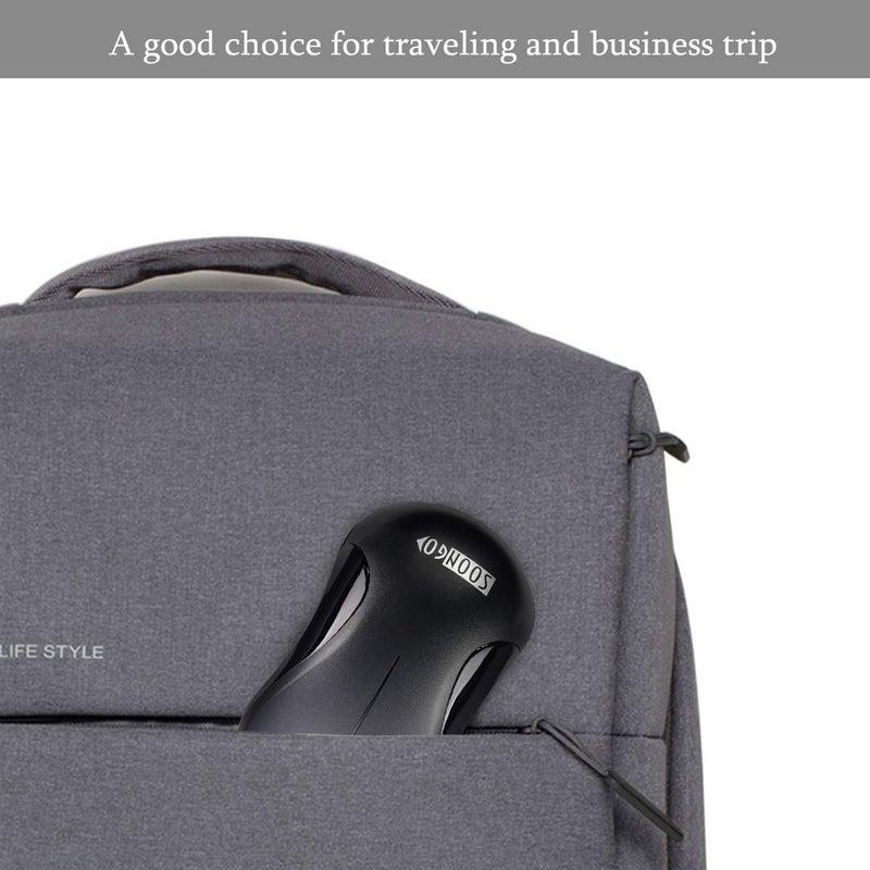 SOON GO Mini USB Wired Mouse for Laptop, Office, Business, Notebook, MacBook, Desktop, Chromebook, PC - Black - Image 5